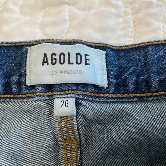 AGOLDE Carpenter Denim Jeans Baggy Wide Leg Size 26 Minimal Casual - Picture 9 of 12